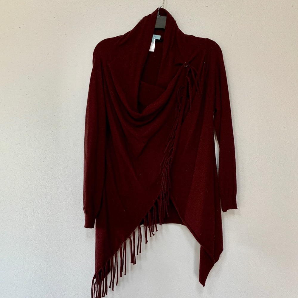 She + Sky Fringe Sweater